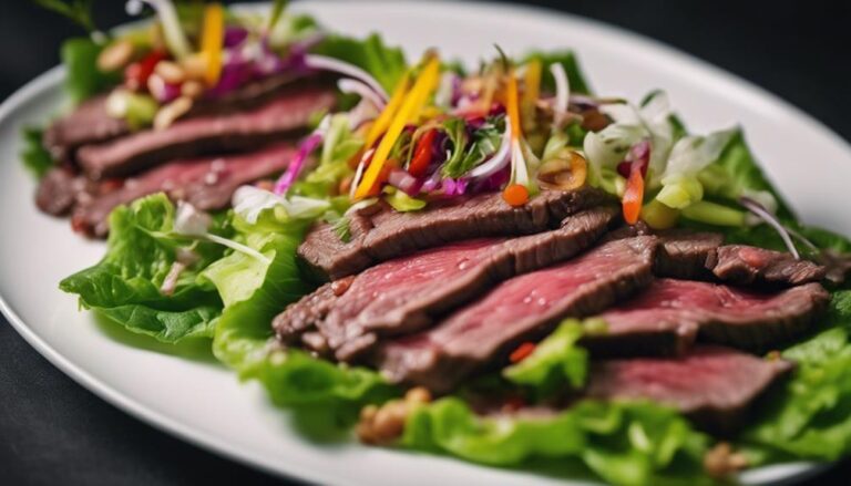 Sous Vide Asian Beef Lettuce Wraps