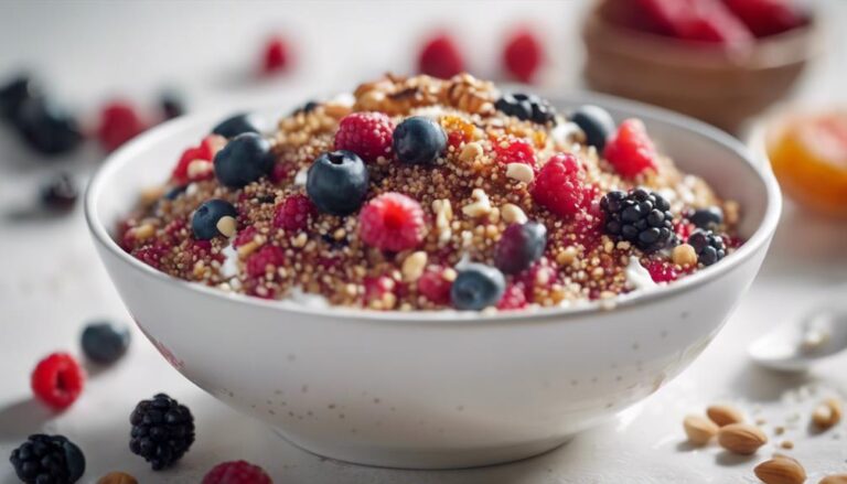 Sous Vide Berry Quinoa Breakfast Bowls