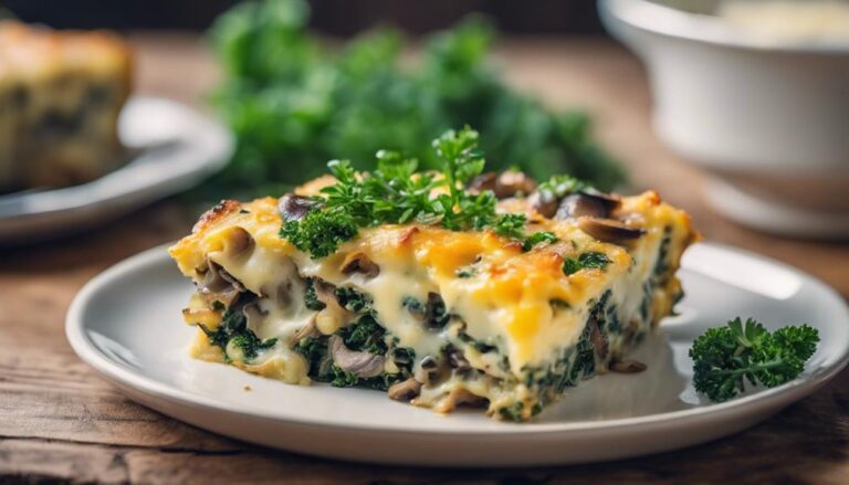 Sous Vide Kale and Mushroom Breakfast Casserole