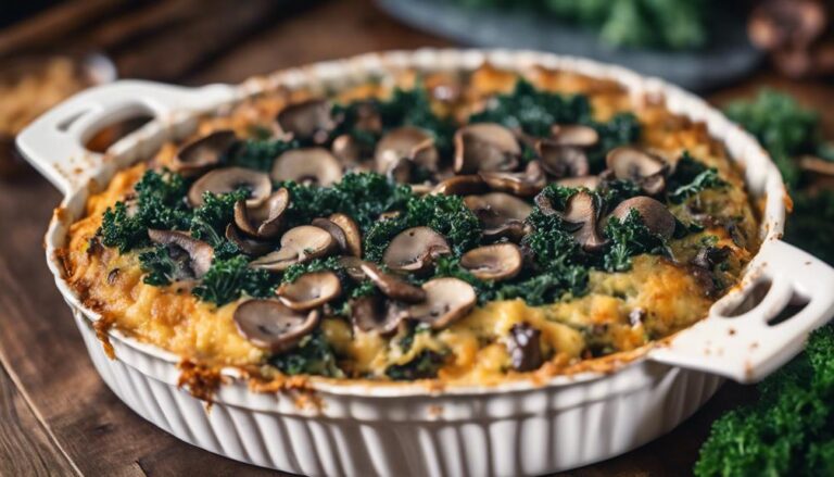 Sous Vide Kale and Mushroom Breakfast Casserole