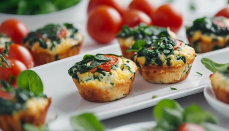 Sous Vide Spinach and Tomato Egg Muffins