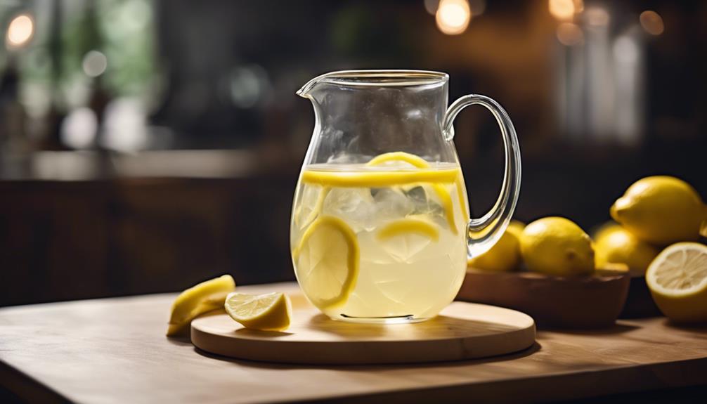 flavorful ginger lemon infusion