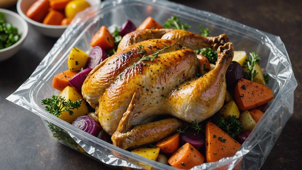 flavorful herb roasted chicken dish