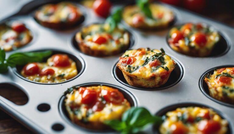 Sous Vide Tomato Basil Mini Frittatas