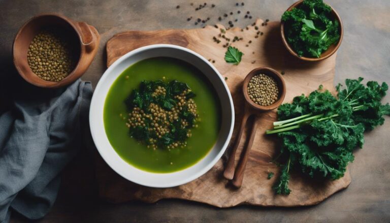 Sous Vide Spiced Lentil Soup With Kale