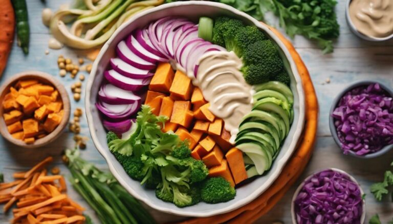 Sous Vide Sweet Potato Buddha Bowl With Tahini Drizzle