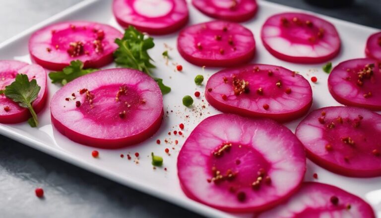 Sous Vide Spicy Radish Bites