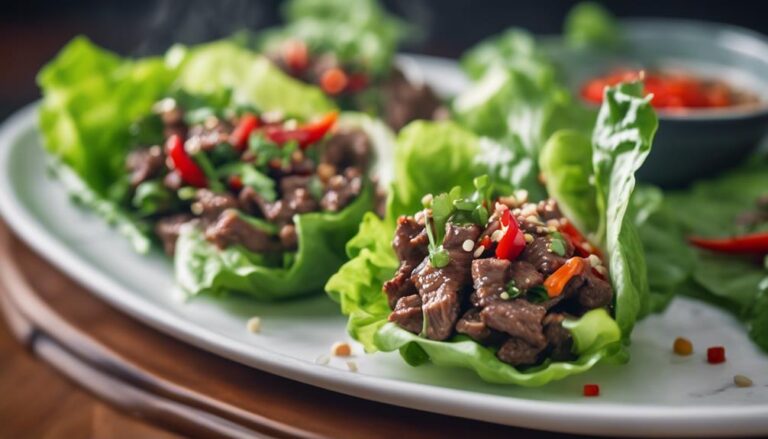 Three-Point Sous Vide Asian Beef Lettuce Wraps