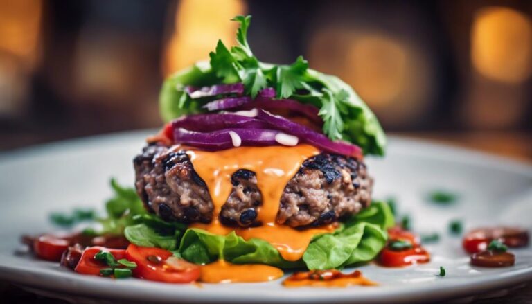 Sous Vide Black Bean Burger With Spicy Mayo