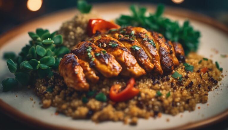 Sous Vide Moroccan Spiced Chicken With Quinoa