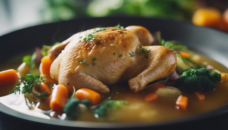 Sous Vide Chicken and Vegetable Broth