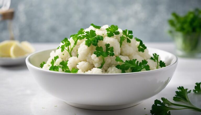 Sous Vide Cauliflower Rice With Parsley