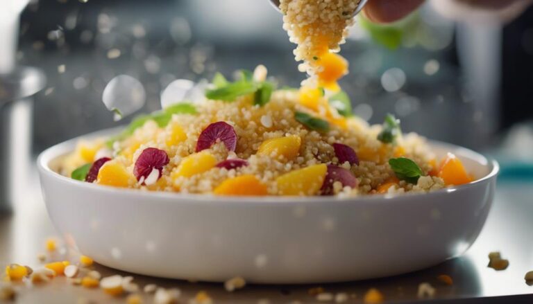 Sous Vide Citrus Quinoa Salad With Almonds