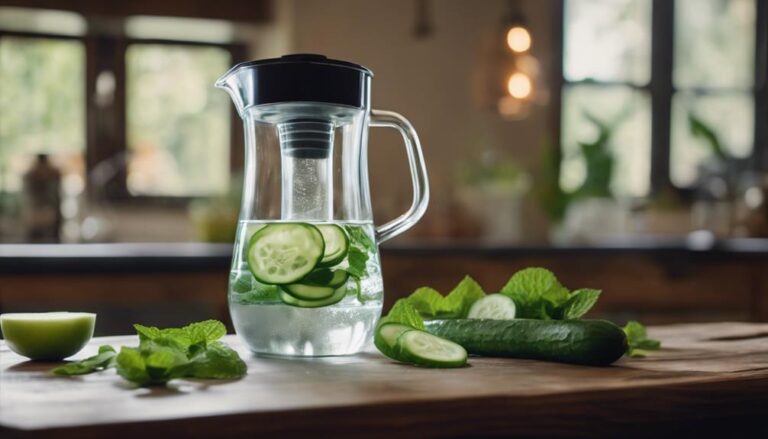 Sous Vide Infused Water With Cucumber and Mint