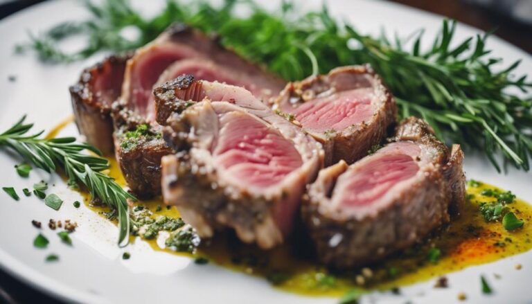 Sous Vide Rack of Lamb With Herb Crust