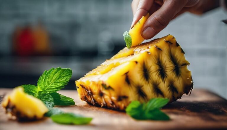 Sous Vide Pineapple With Fresh Mint