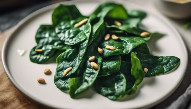 Sous Vide Okinawan Spinach in Peanut Dressing