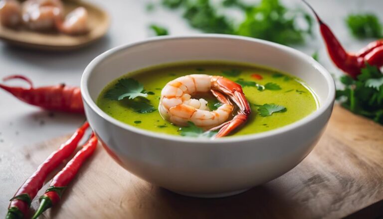 Sous Vide Thai Coconut Shrimp Soup