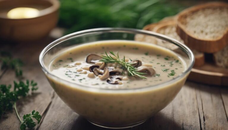 Sous Vide Barley and Mushroom Soup