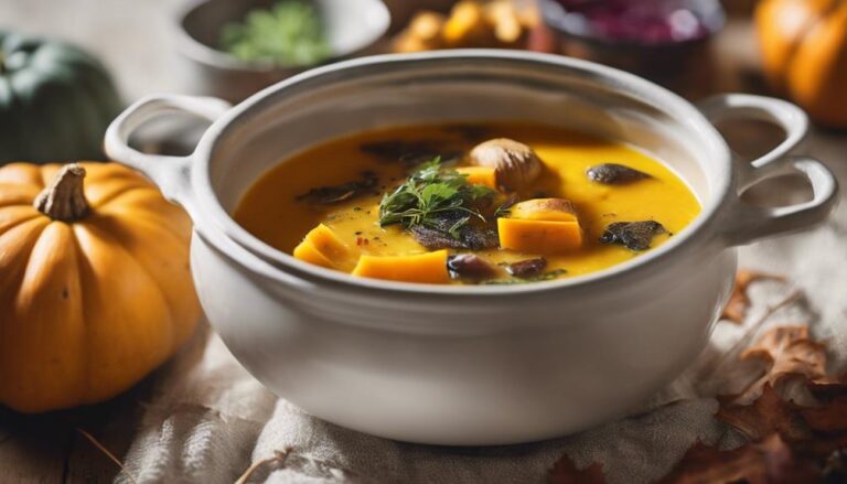 Sous Vide Autumn Harvest Soup With a Medley of Squash