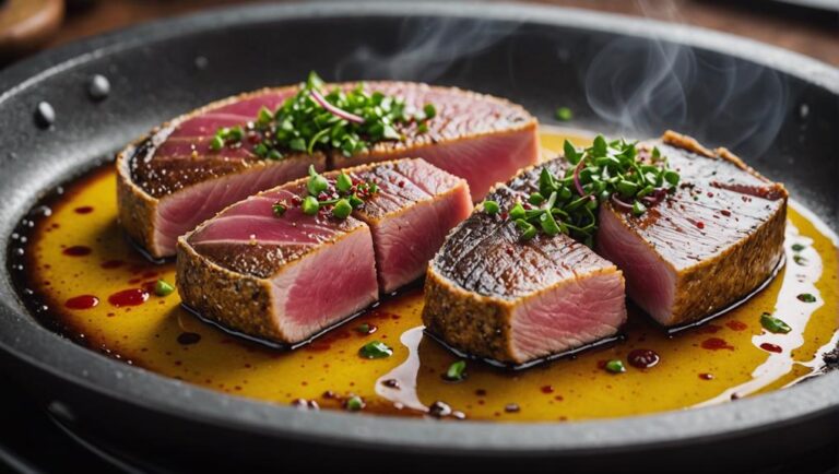 Sous Vide Pepper-Crusted Tuna Steaks