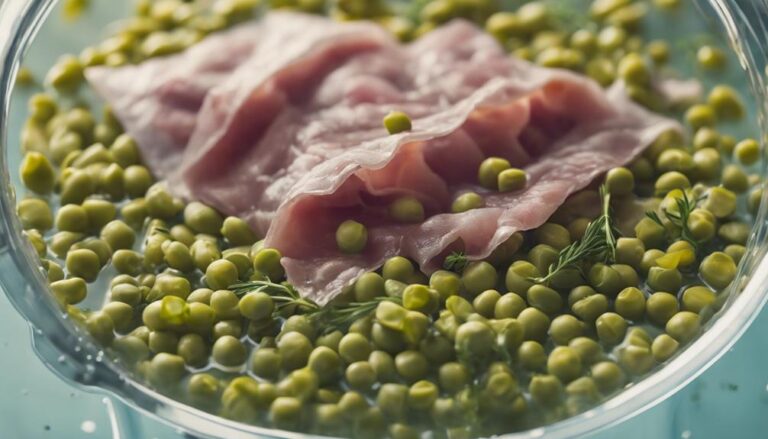 Sous Vide Split Pea Soup With Ham and Thyme