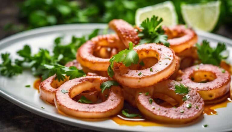 Chili-Lime Sous Vide Squid Rings