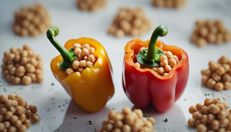 Sous Vide Stuffed Bell Peppers With Quinoa and Chickpeas