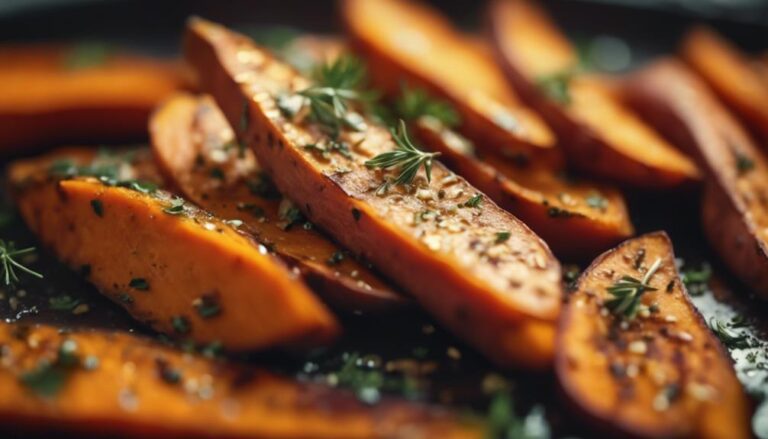 Sous Vide Sweet Potato Wedges With Thyme