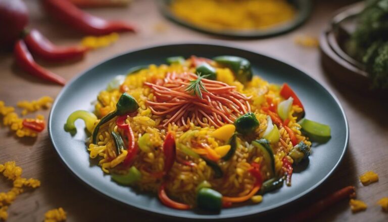 Sous Vide Vegetable Paella With Saffron