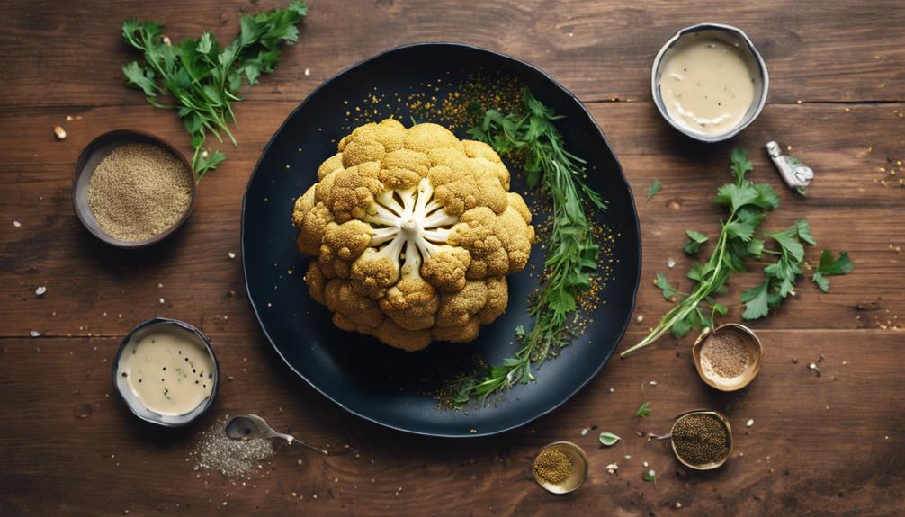 flavorful whole cauliflower recipe