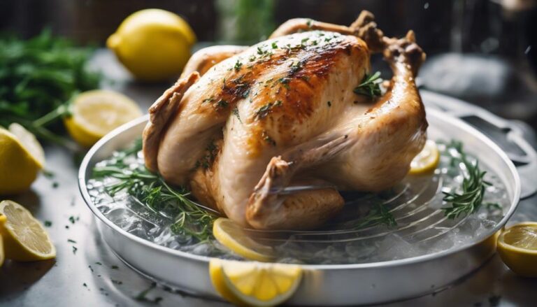 Sous Vide Grilled Whole Chicken With Lemon Herb Seasoning