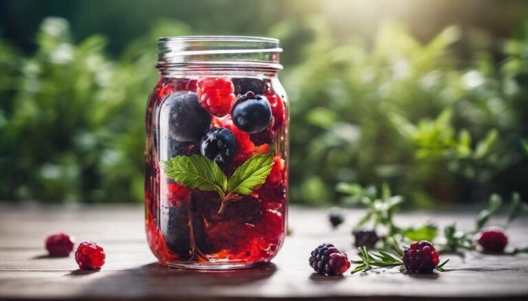 Sous Vide Pickled Wild Berries