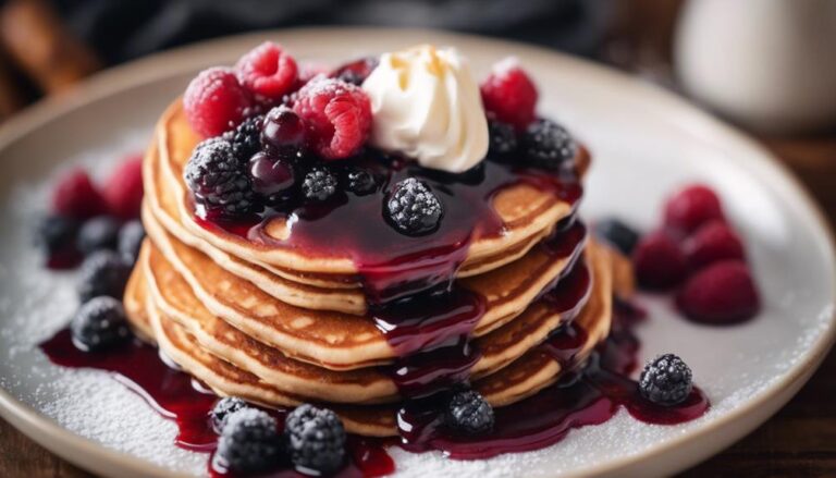 Sous Vide Whole Wheat Pancakes With Fresh Berry Compote