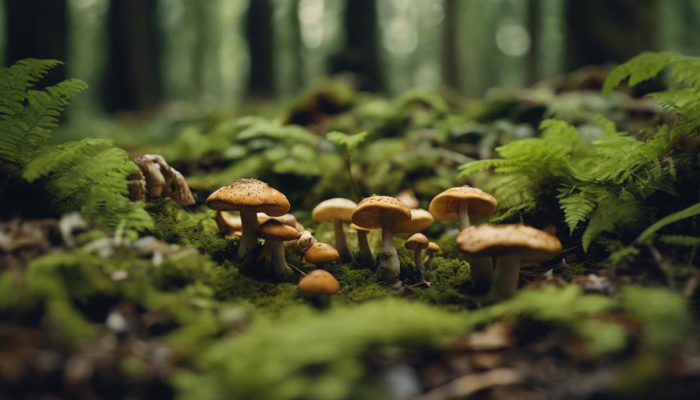 foraging mushrooms in forests