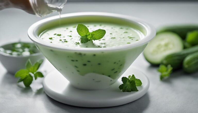 Sous Vide Chilled Cucumber Soup