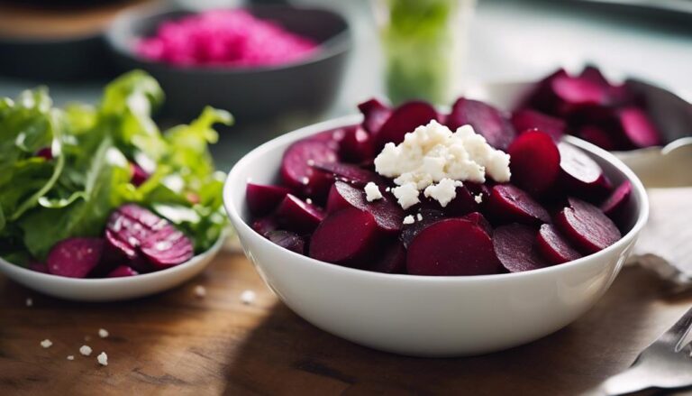 Local Roasted Beet and Feta Salad Sous Vide