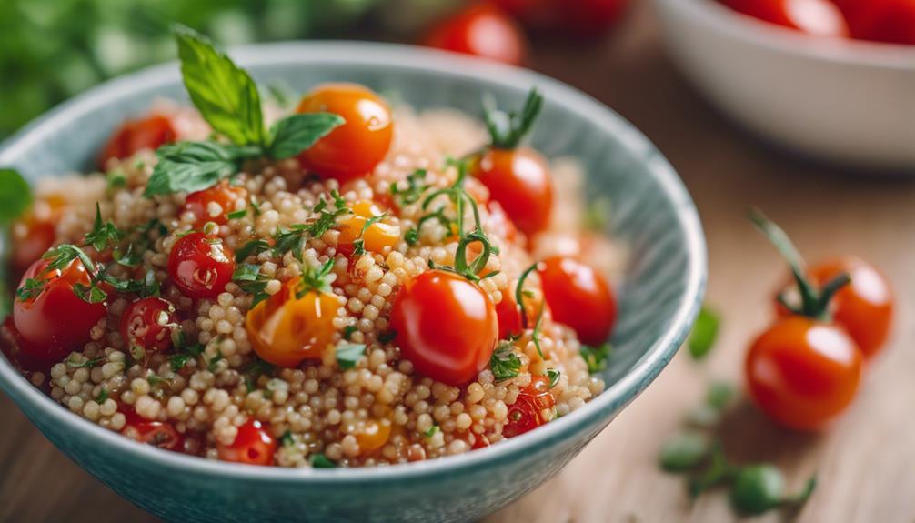 fresh quinoa salad recipe