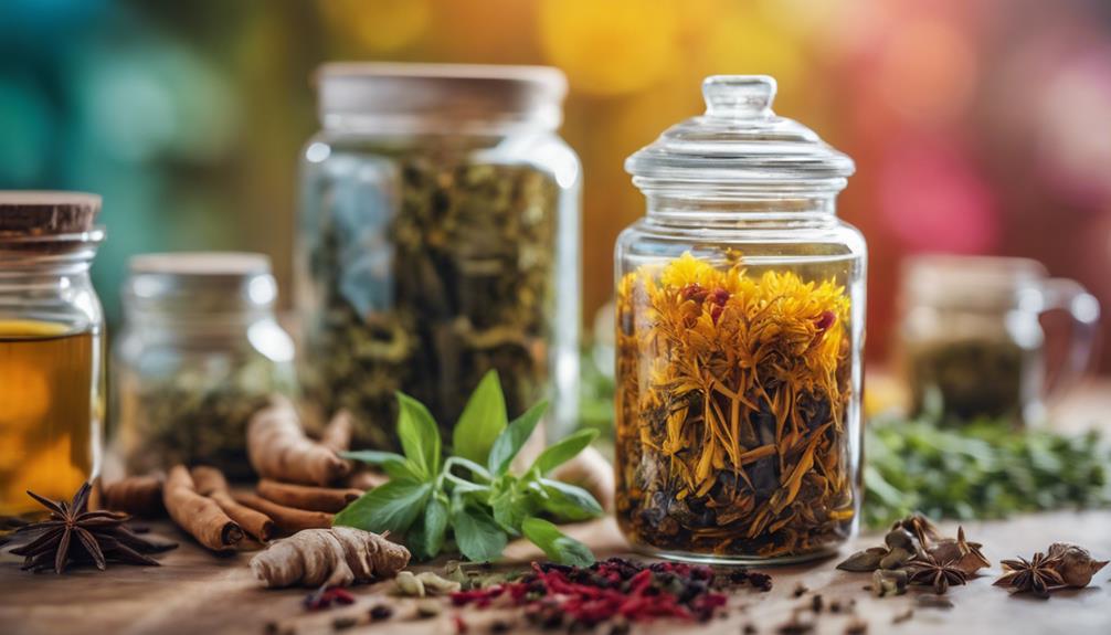 gentle herbal tea infusion