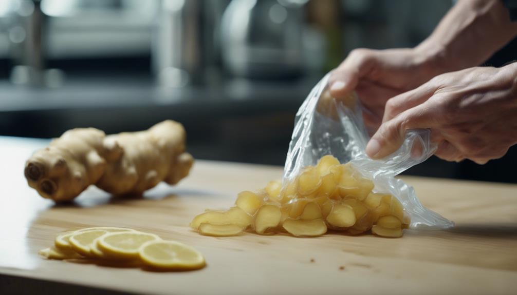 ginger root tea infusion