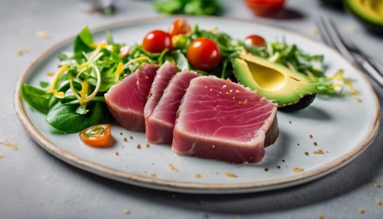 Sous Vide Seared Ahi Tuna With Avocado Salad