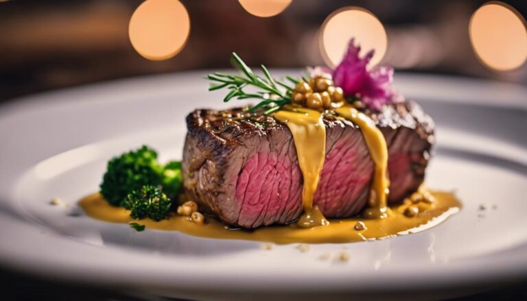 Scripture's Sous Vide Beef Tenderloin With Mustard Seed Sauce