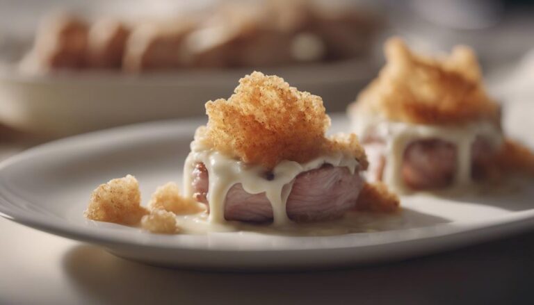 Sous Vide Bone Marrow Spread on Pork Rinds