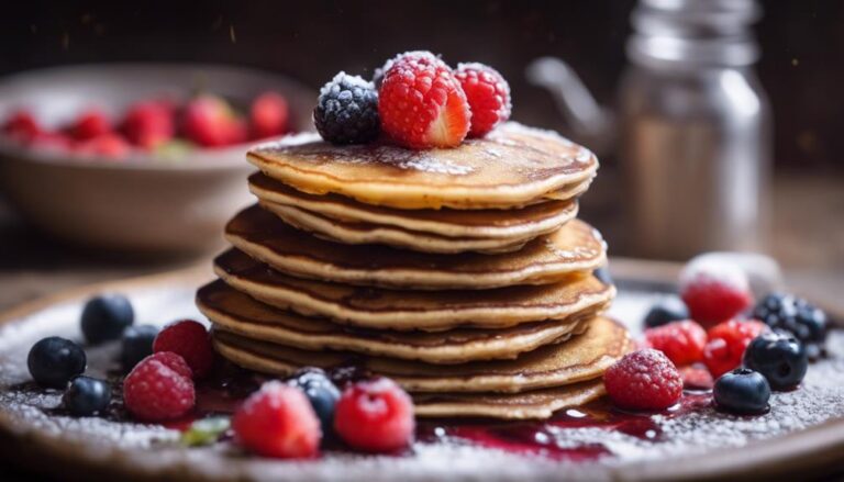 Sous Vide Buckwheat Pancakes With Fresh Berries