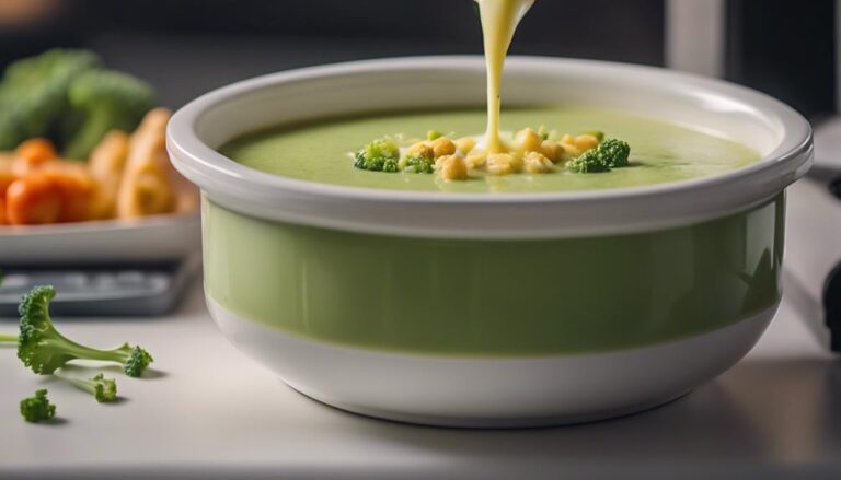 Sous Vide Broccoli Cheese Soup