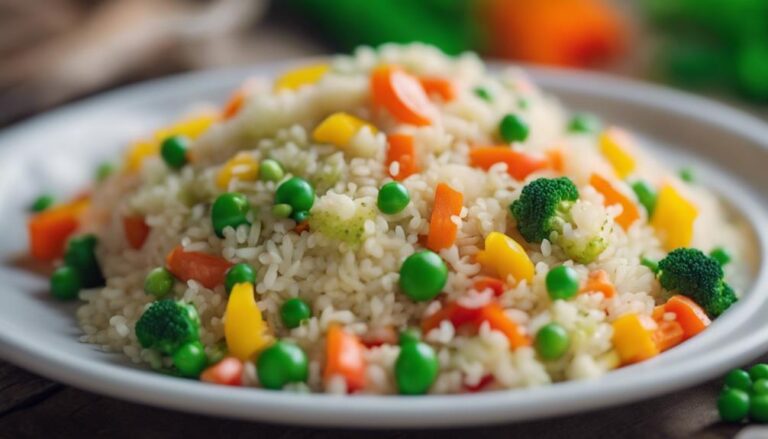 Sous Vide Cauliflower Rice Pilaf With Mixed Vegetables