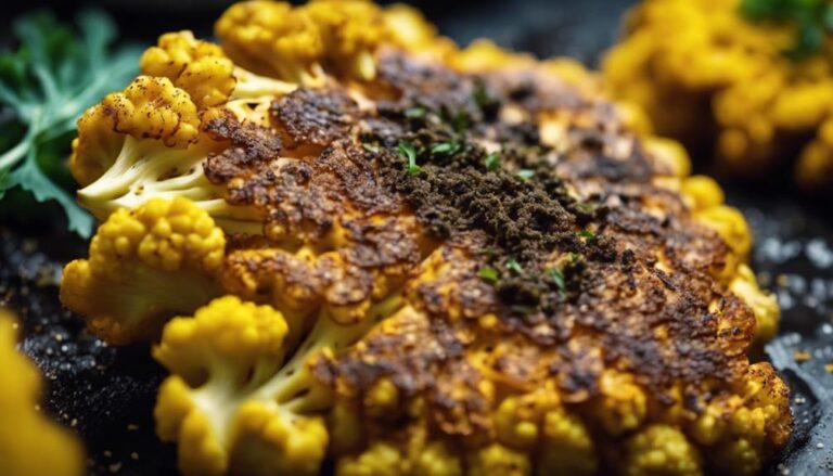 Sous Vide Cauliflower Steak With Turmeric and Cumin