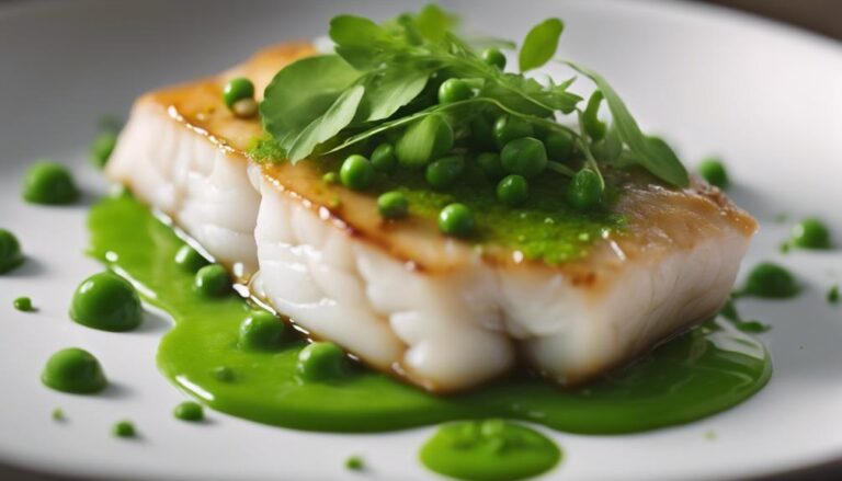 Sous Vide Cod With Organic Pea Puree