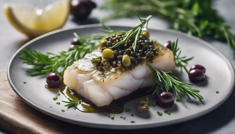 Sous Vide Baked Cod With Olive Tapenade