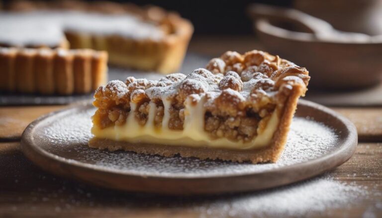 Sous Vide Whole Wheat Berry Tart With Vanilla Custard